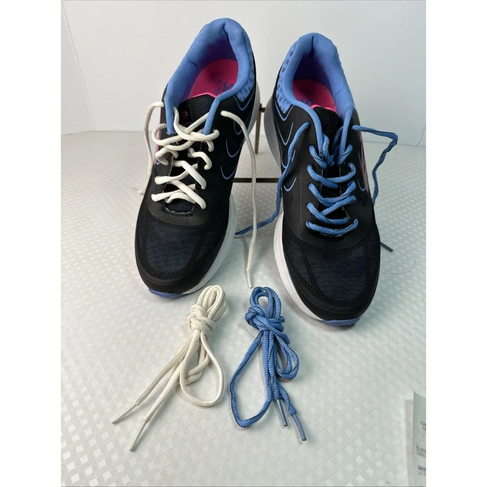 Champion C9 Speed Foam‎ Womens Size 10 Running Shoes Black Blue Pink Athletic